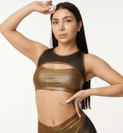 Топ золотой Anela Polerina