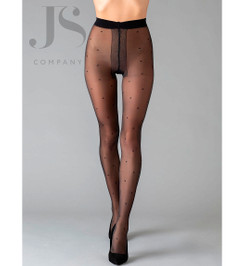Колготки черные AMALIA LUREX 01 Giulia