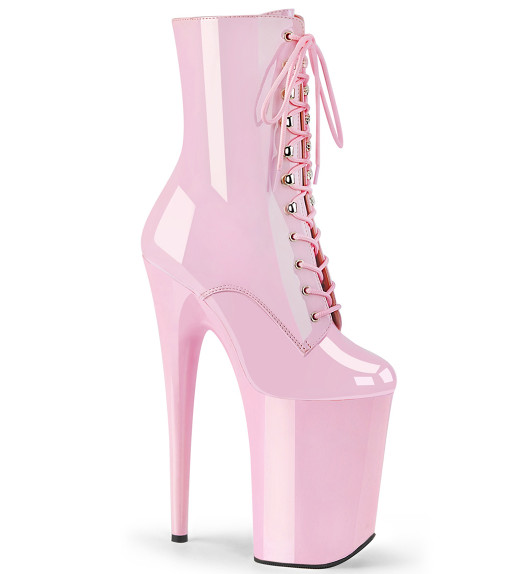 Ботильоны на платформе Pleaser розовые INF1020/BP/M