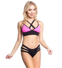 Топ черный с розовым Air Star