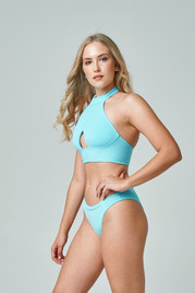 Топ голубой Tanna Shark