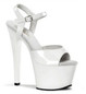 Туфли Pleaser белые SKY309/W/M