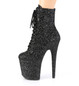 Ботильоны на платформе Pleaser черные FLAM1020GWR/BG/M