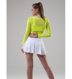 Лонгслив желтый из сетки Shadow I-Style