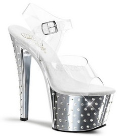 Туфли Pleaser со стразами STDUS708/C/SCH