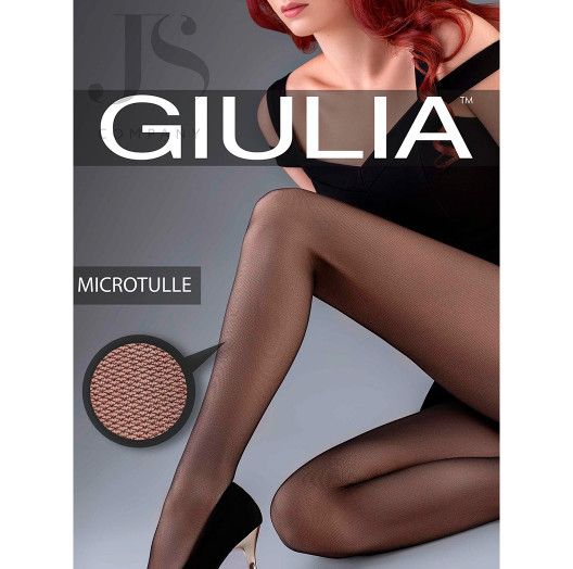 Колготки черные MICROTULLE Giulia