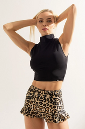 Шорты леопардовые с воланами Sun Shark