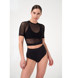 Рашгард черный из сетки Shadow I-Style