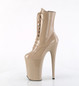 Ботильоны на платформе Pleaser бежевые INF1020/ND/M