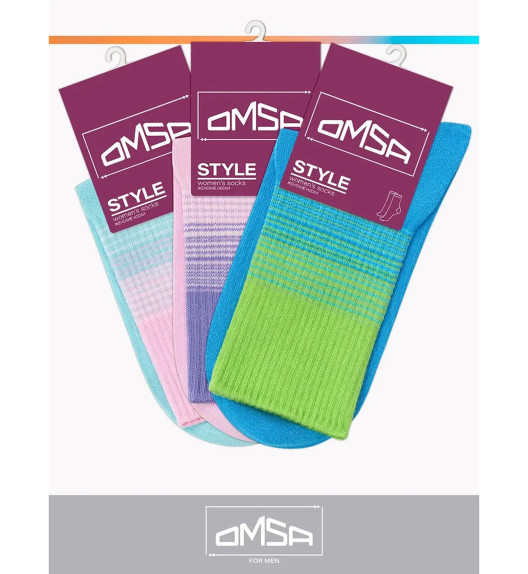 Носки бирюзовые Style 554 Omsa