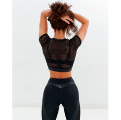 Кроп-топ Mini Rash Fresh "Black" Bona Fide