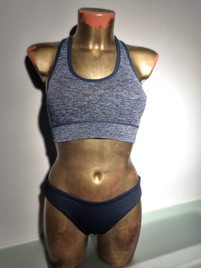 Топ синий с чашечками Strips Bra Pro-Fit