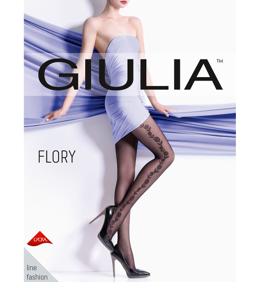 Колготки черные FLORY 15 Giulia