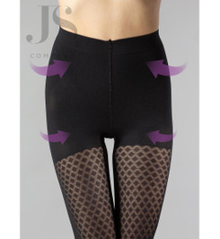 Колготки черные MODELINE 02 Gatta