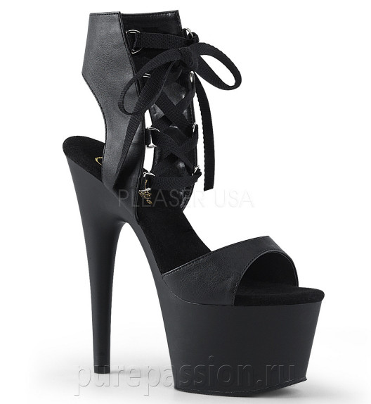 Босоножки Pleaser черные ADO700-14/BPU/M