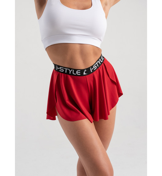 Шорты красные Double Fly Print I-Style