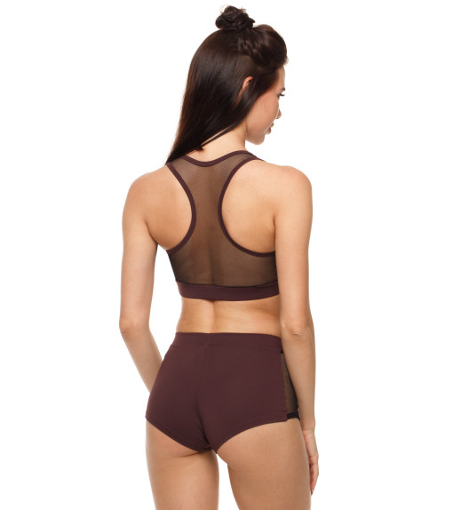 Шорты бордо с сеткой Champion