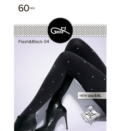 Колготки черные FLASH & BLACK 04 Gatta