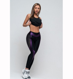 Лосины Lacrimosa Strip Skin Edition "Black & Limbo" Bona Fide