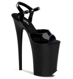 Босоножки Pleaser черные INF909/B/M