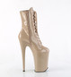 Ботильоны на платформе Pleaser бежевые INF1020/ND/M