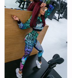 Лосины Classic Vibes "Blue" Bona Fide