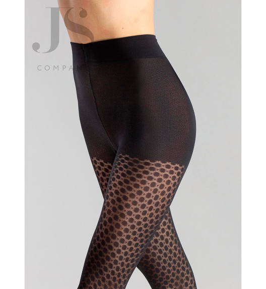 Колготки черные LATTICE 03 Gatta