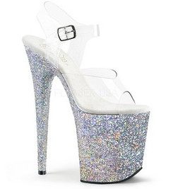 Стрипы силиконовые Pleaser белые FLAM808LG/C/SG