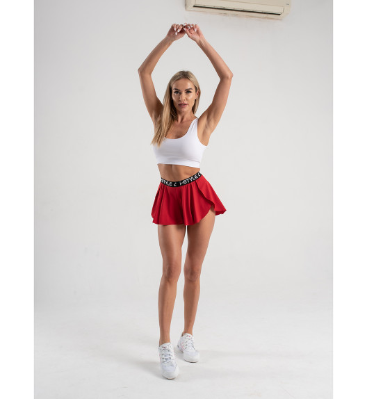 Шорты красные Double Fly Print I-Style