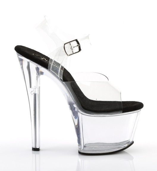 Стрипы Pleaser прозрачные SKY308/C-B/M