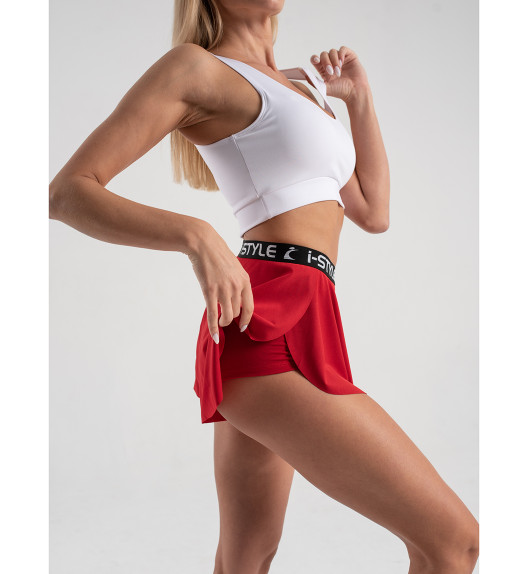 Шорты красные Double Fly Print I-Style