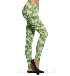 Лосины Push-Up "Botanic Skulls" Bona Fide