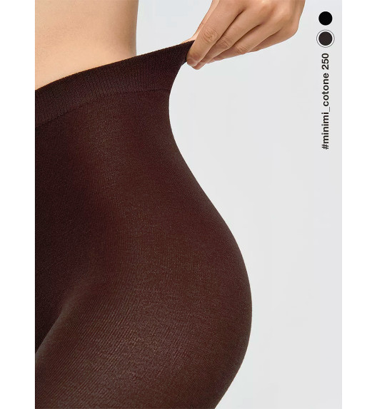 Колготки коричневые COTONE 250 Minimi
