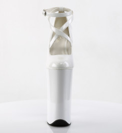 Туфли Pleaser белые BEY087/W/M