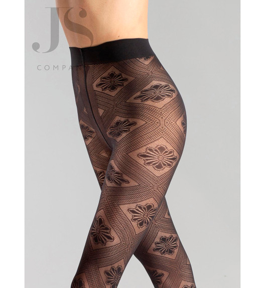 Колготки черные PASIONE 02 Gatta