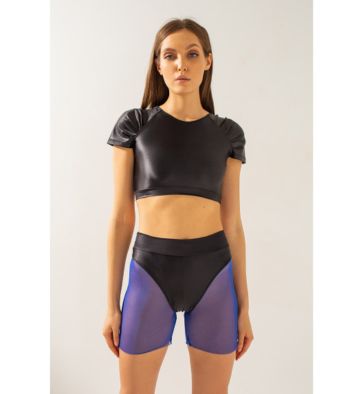 Шорты синие сетка Shark