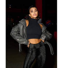 Лосины Leather "Black Mamba" Bona Fide