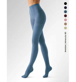 Колготки синие INTRECCIO 60 Minimi