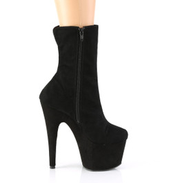 Ботильоны на платформе Pleaser черные ADO1042/BFS/M