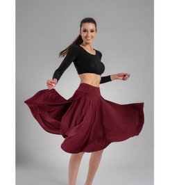 Шорты юбка бордовые Dolly Max I-Style