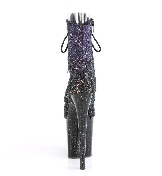 Ботильоны на платформе Pleaser Звездное Небо FLAM1021OMBG/PPG/B