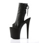 Ботильоны на платформе Pleaser черные матовые FLAM1018/BPU/M