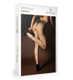 Колготки черные в сетку