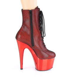 Ботильоны на платформе Pleaser красные ADO1020HFN/RHG/RCH