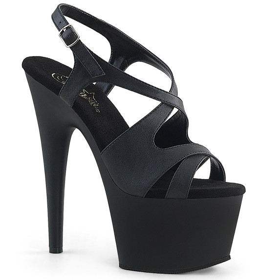 Босоножки Pleaser черные матовые ADO730/BPU/M