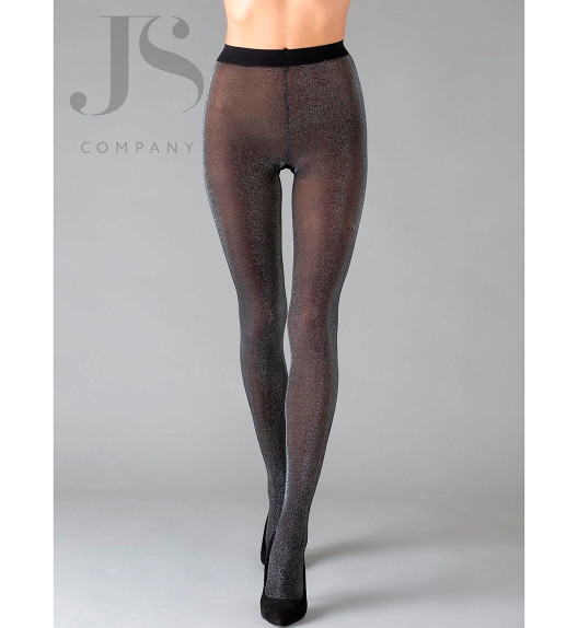 Колготки черные TULLE LUREX 50 Minimi