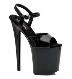 Стрипы Pleaser черные FLAM809/B/M