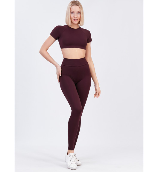 Кроп-топ бордо Atomic