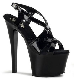 Туфли Pleaser черные SKY330/B/M