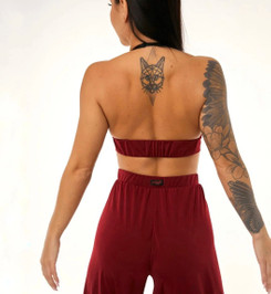 Топ бордовый Bikini Polerina